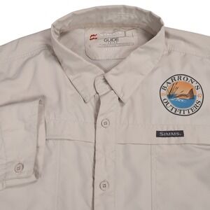 Simms Guide Series Vented Fishing Shirt Barron's Outfitters Long Sleeve 3XL‎